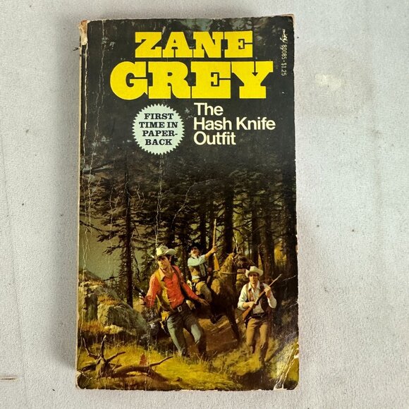 The Hash Knife Outfit Zane Grey Paperback 1975 Pocket Books Wild West Adventure - Picture 1 of 4